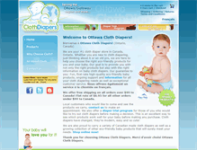 Tablet Screenshot of ottawaclothdiapers.com